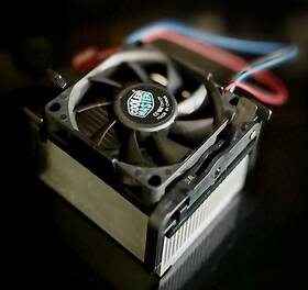 Ccm12v Cooler Master Socket 7 / 370 Lga 775 Cooling Fan Microfin Heat Sink Cpu Clips
