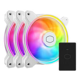 Mfl-b2dn-213p2-r2 Cooler Master Mf120 Halo White 3in1 Pc Case Liquid Air Fan 120mm