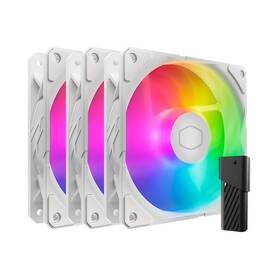 Mfx-b2dw-253p2-r2 Cooler Master Sickleflow Edge 120 Argb 3-pack Fan Kit White Edition