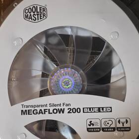 R4-lus-07a8-gp Cooler Master 200mm Case Fan Sleeve Bearing Clear Blue Led 110 Cfm 3-pin
