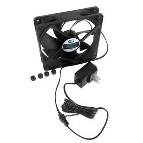 Coolerguys 840556004578 Quiet Ac Powered Receiver/component Cooling Fan Kits 80mm
