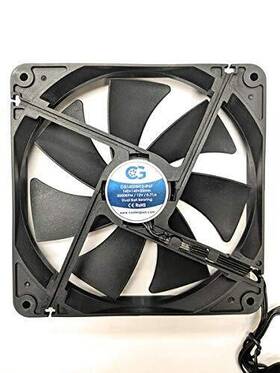 Ip67 Coolerguys 840556070290 12vdc Waterproof Fan High Speed 140x25mm