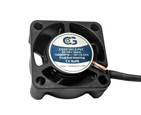 Ip67 Coolerguys 840556070306 12vdc Waterproof Fan High Speed 25x10mm