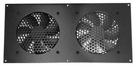 Cg-1202-p Coolerguys 840556103066 Dual 120mm Fan Kit With Pre-set Thermal Controller Black
