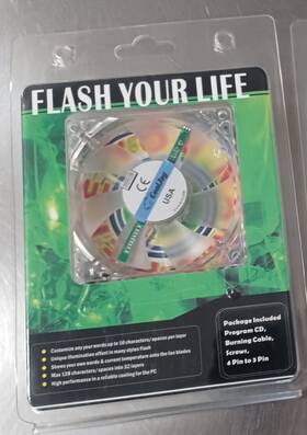 Ef4-90 Cooljag Coolest Mini Led Flash Fan - Programmable 92mm Retail Package