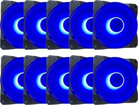 Co1012l-bl Corp Cosmos 120mm Blue Led Ultra Silent Case Fan With 16 Leds And Anti-vibrati