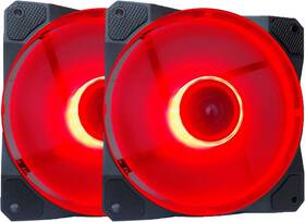 Co212l-rd Corp Cosmos 120mm Red Led Ultra Silent Case Fan With 16 Leds And Anti-vibration