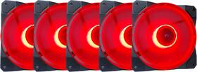 Co512l-rd Corp Cosmos 120mm Red Led Ultra Silent Case Fan With 16 Leds And Anti-vibration