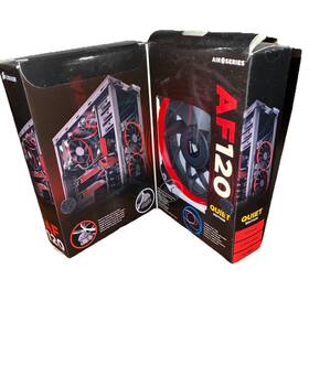48-000314 Corsair Set Of 2 Box Af120 120mm Air Flow Quiet Edition Series Pc Fan New