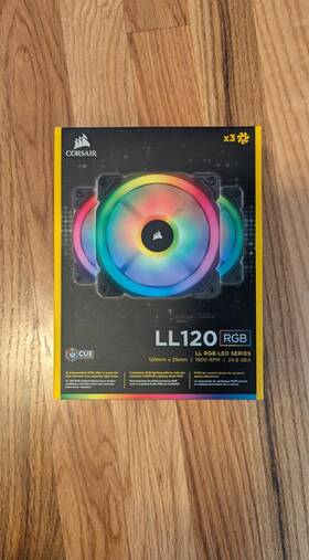 C09050091-ww Corsair Ll120 Rgb 120mm Dual Light Loop Led Pwm Fan Box Of 3