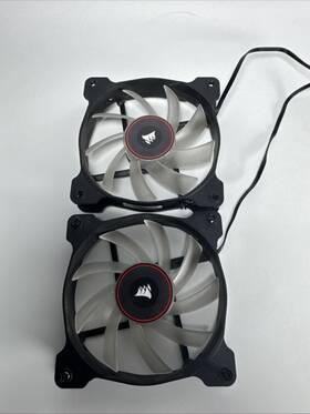 Corsair Cd9050029ww Cd-9050029-ww Air Series Sp120 Led Red 120mm Fan Twin Pack