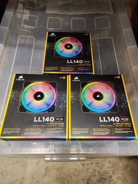 Co-90050073-ww Corsair 3 X Ll140 Rgb Argb - 140mm Pc Fans Brand New Sealed