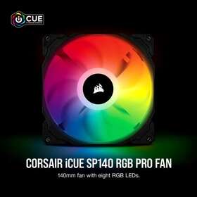 Co-9050095-ww Corsair 3 X Icue Sp140 Rgb Pro Performance 140mm