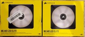 Co-9050124-ww Corsair 2 X Ml140 Led Elite White Premium 140mm Pwm Magnetic Levitation Fans