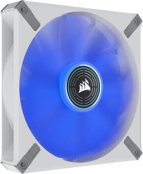 Co-9050129-ww Corsair 2x Ml140 Led Elite Blue 140mm Pwm Magnetic Levitation Fan - White