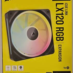 Co-9050132-ww Corsair Icue Link Lx120 Rgb 120mm Magnetic Case Fan 69.9cfm 2400rpm Black