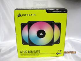 Co-9050154-ww Corsair Icue Af120 Rgb Elite 120mm Pwm Triple Fan Kit Eight Leds Per