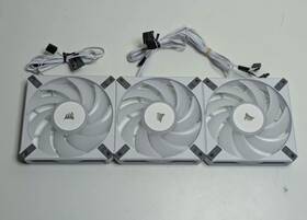 Co-9050158-ww Corsair Icue Af120 Rgb Elite 120mm Case Fan - White 3-pack