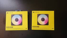Co-9050180-ww Corsair 2x New - Rs120 Argb Pwm 120mm Fans Daisy-chain