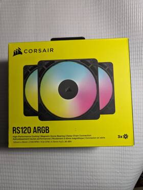 Co-9050181-ww Corsair - Rs120 Argb 120mm Pwm Fans 3-pack Black
