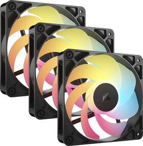 Co-9050196-ww Corsair - Rs120-r Argb 120mm Pwm Fans 3-pack Black