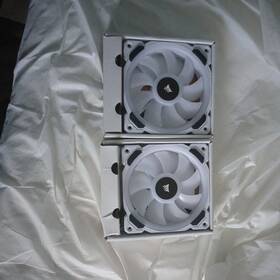 Co-905092-ww Corsair 2 Ll120 Rgb 120mm Dual Light Loop Fan -pwm White Fans Only