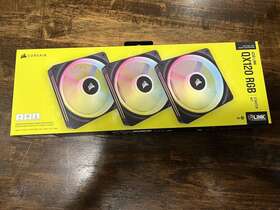 Co-9051002-ww Corsair Icue Link Qx120 Rgb 120mm Case Fan - Black Used Only A Few Days