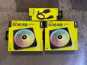 Co-9051003-ww Corsair Icue Link Qx140 Rgb 140mm Case Fan - Black 2 Fans With 90 Cable