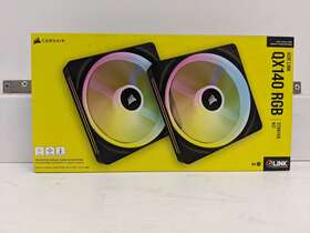 Co-9051004-ww Corsair Icue Link Qx140 Rgb 140mm Pwm Fans Starter Kit - Black New Sealed