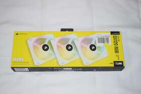 Co-9051006-ww Corsair Qx120 Rgb Icue Link Computer Cooling Fans Starter Kit 120mm White 3 Pack