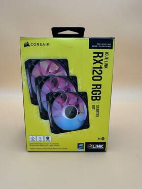 Co-9051018-ww Corsair Rx Rgb Series Icue Link Rx120 120mm Fan Triple Pack