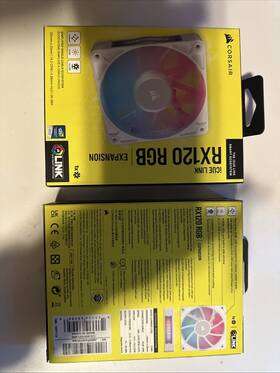 Co-9051021-ww Corsair - Icue Link Rx120 Rgb 120mm Pwm Computer Case Fan Expansion White