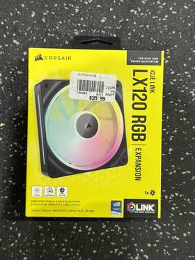 Co-9051025-ww Corsair - Icue Link Lx120 Rgb 120mm Pwm Fan Expansion Black