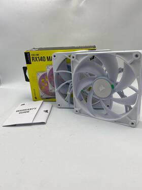 Co-9051040-ww Corsair Icue Link Rx140 Max Rgb 140mm Fans Dual Pack White - No Controller