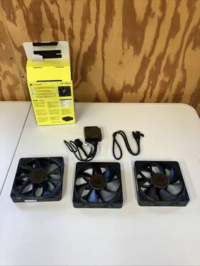 Co-9051042-ww Corsair Icue Link Rx120 Max 120mm Pwm Thick Fans - Starter Kit High Static Pre