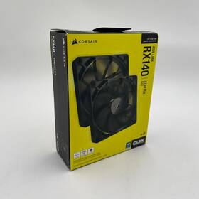 Co-9051012-ww Corsair Co9051012ww Icue Link Rx140 140mm Pwm Fans With Hub Dual Pack Black