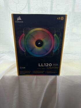 Ll120rgb Corsair Ll120 Rgb 120mm Hydraulic Bearing Case Fan 3-pack Multicolor Led 4-pin