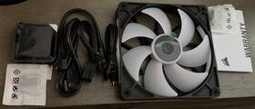Lucs-140 Corsair Icue Link Rx140 Rgb Series Pwm Fan - 140mm Black With Hub