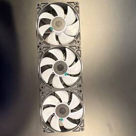 Pwmqq4 Corsair 120mm Black Rgb Magnetic Bearing Case Fan Triple Pack 77.4cfm 2400rpm