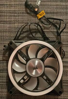 Ql140rgb Corsair Performance Fan 140mm 1250 Rpm 50.2 Cfm 26 Dba