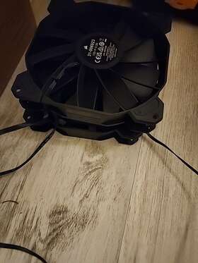Rwf0058 Corsair 3 12v Dc 4 Pin Pwm 140mm Case Fans From A New 7000d
