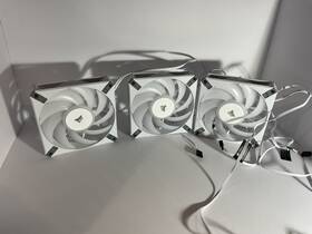 Rwf0081 Corsair Af120 Rgb Elite 120mm Pc Case Fan White Lot Of 3