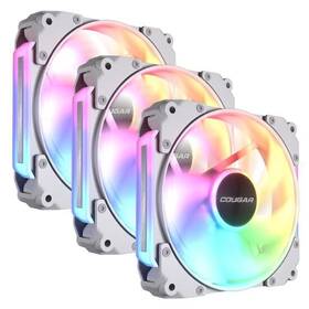 3-fan Cougar 192554006925 Apolar 120 Argb Modular Pc Case Cooling Fan Pack High Performa