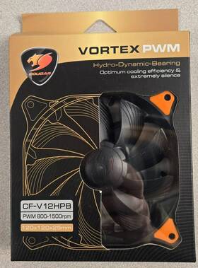 Cougar 871520003082 New Vortex Pwm Cooling Fan 120mm Hydro-dynamic-bearing Cf-v 12hp - B1