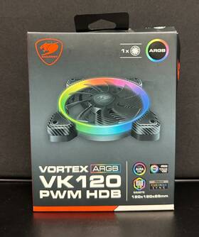 Cf-vk12hb-rgb Cougar Vortex Argb Vk120 Pwm Hdb 120mm Cooling Fans