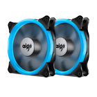 Cp-fan-140ainib Aigo Ice Blue Halo Led Pc Computer Case Cooling Neon