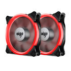 Cp-fan-140ainrd Aigodiy Aigo Red Halo Led Pc Cpu Computer Case Cooling