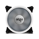Cp-fan-140ainwt Aigodiy Aigo White Halo Led Pc Cpu Computer Case Cooling