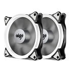 Cp-fan-ainwt-2pcs Aigo Pack Of Halo Ring Neon White Led 609015751459