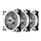 Cp-fan-ainwt-3pcs Aigo Pack Of Halo Ring Neon White Led 609015767207